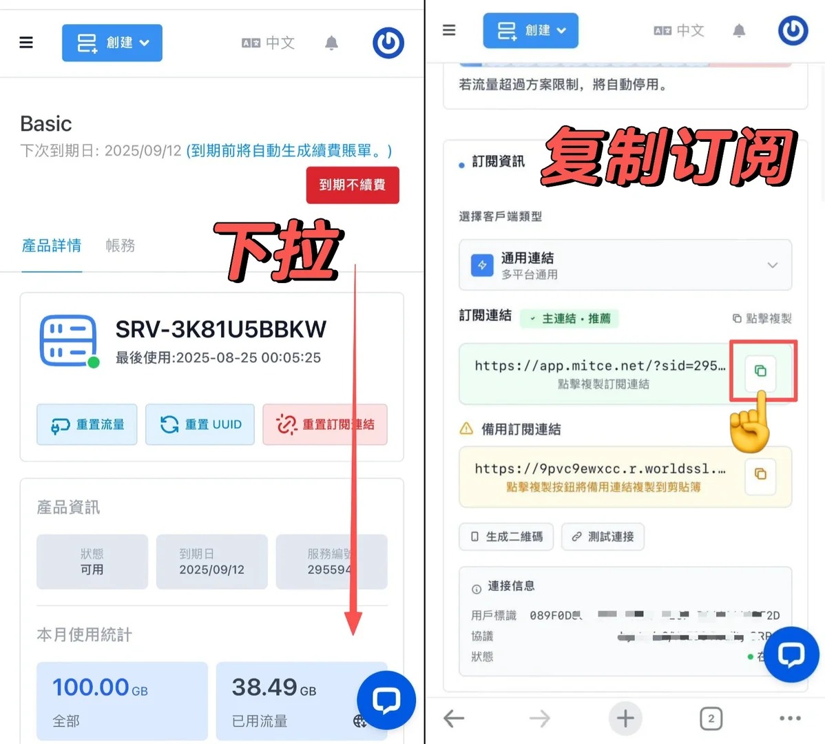 Mitce Mitce购买订阅,并演示苹果小火箭shadowrocket使用 – GB Port · 全球账户港